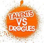 logo talent VS drogues